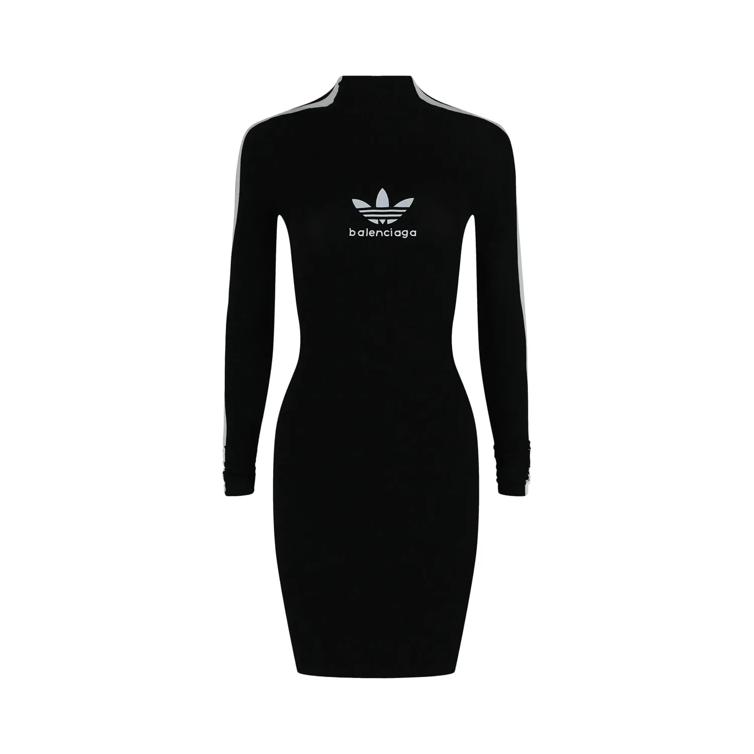 Спортивное платье Balenciaga x Adidas, черный