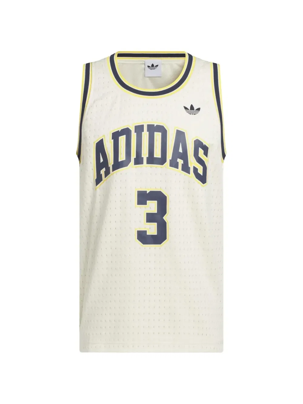 Майка с логотипом Adidas, бежевый
