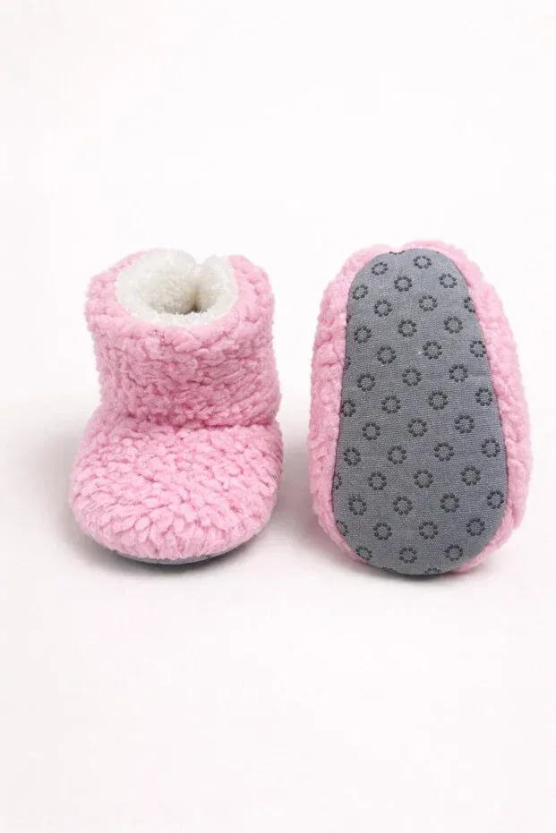 Детские тапочки для девочек хлопковые Numix Baby Kids, Pink — фото 3