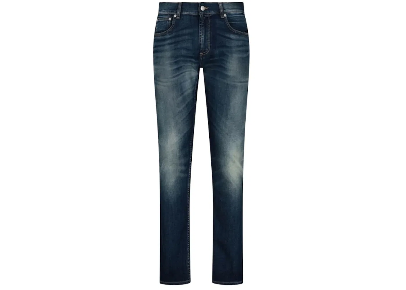 Мужские джинсы stretch denim Jeans Alexander McQueen, Washed Blue