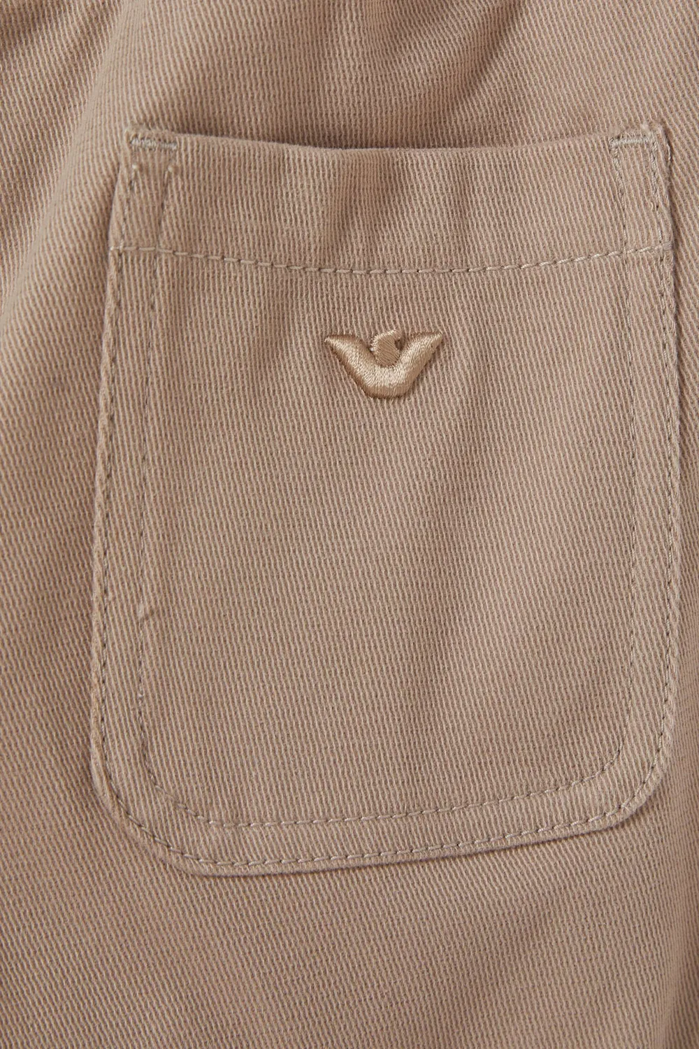 Брюки из твила Emporio Armani — фото 4