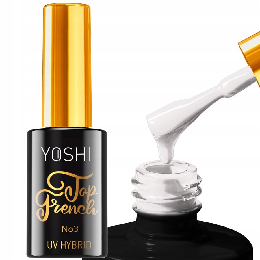 

Yoshi Top French No Wipe Top Hybrid Milky White 03 10 мл