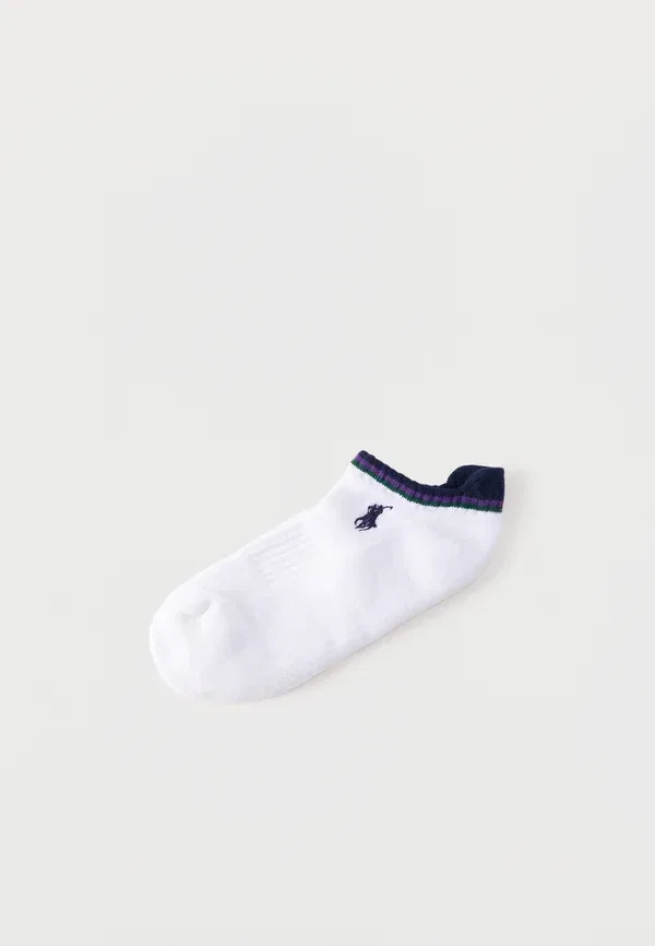 Носки сникерсы из полиэстера Wimbledon low Polo Ralph Lauren, White, белый