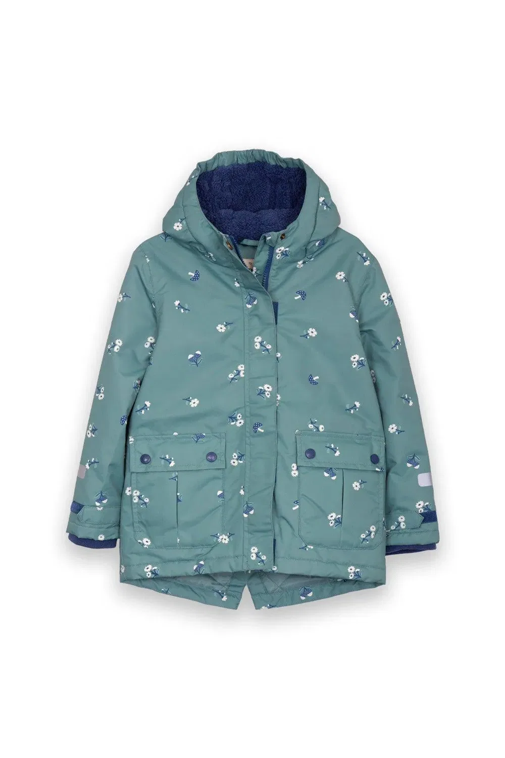 Детское пальто с цветочным принтом Forage Floral Go Kite, Green
