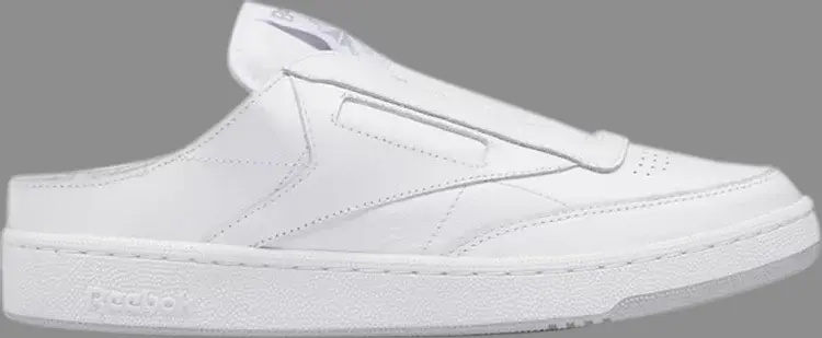 

Кроссовки beams x club c laceless mule 'white cold grey' Reebok, белый