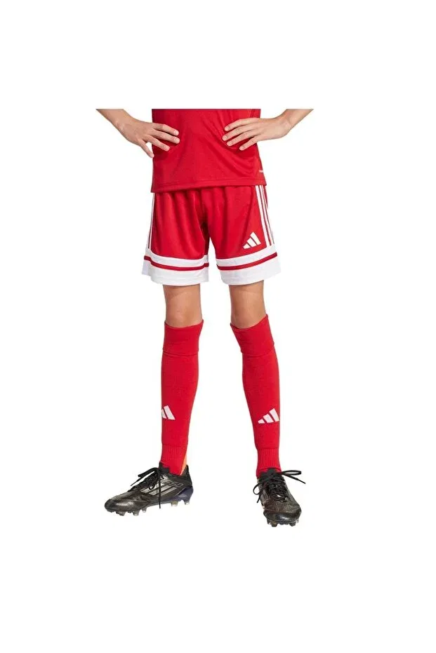 Детские шорты для девочек с принтом squa25 sho y jj2416 Adidas, Red-102278010 — фото 2