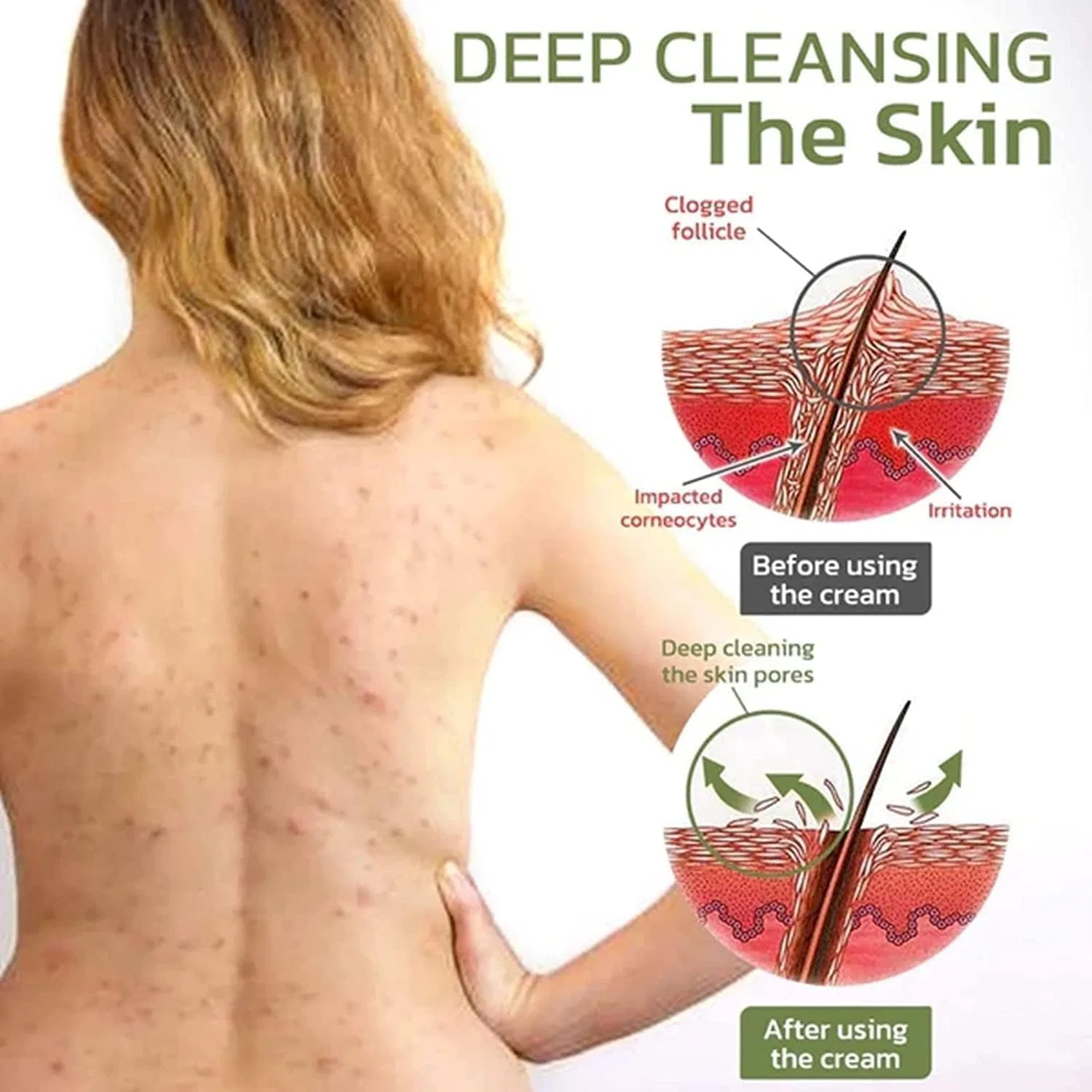 Крем для тела Deep Clean Smooth, ZeTjieXing, 3 шт, 50 г — фото 4