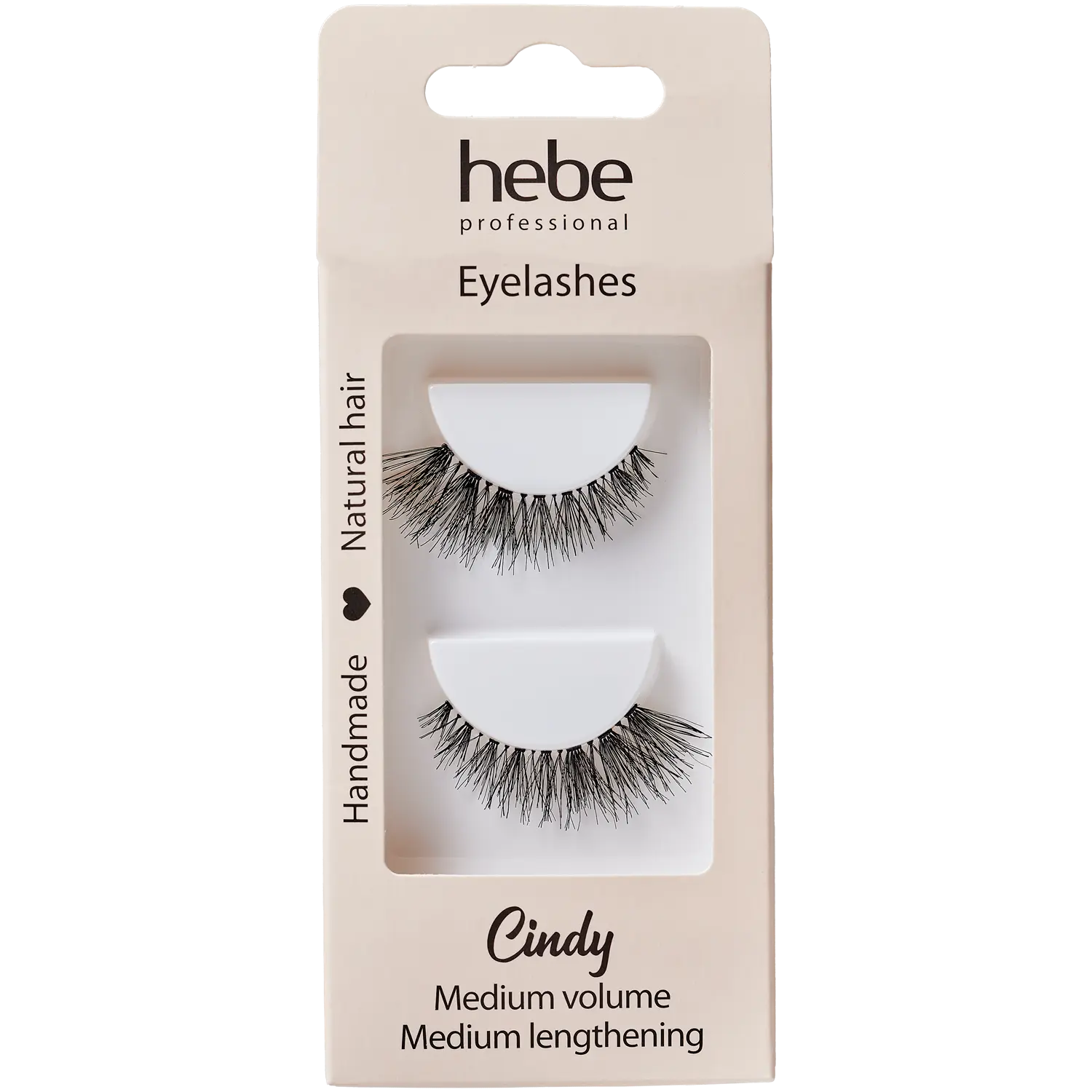 

Hebe Professional Cindy многоразовые натуральные ресницы, 1 упаковка