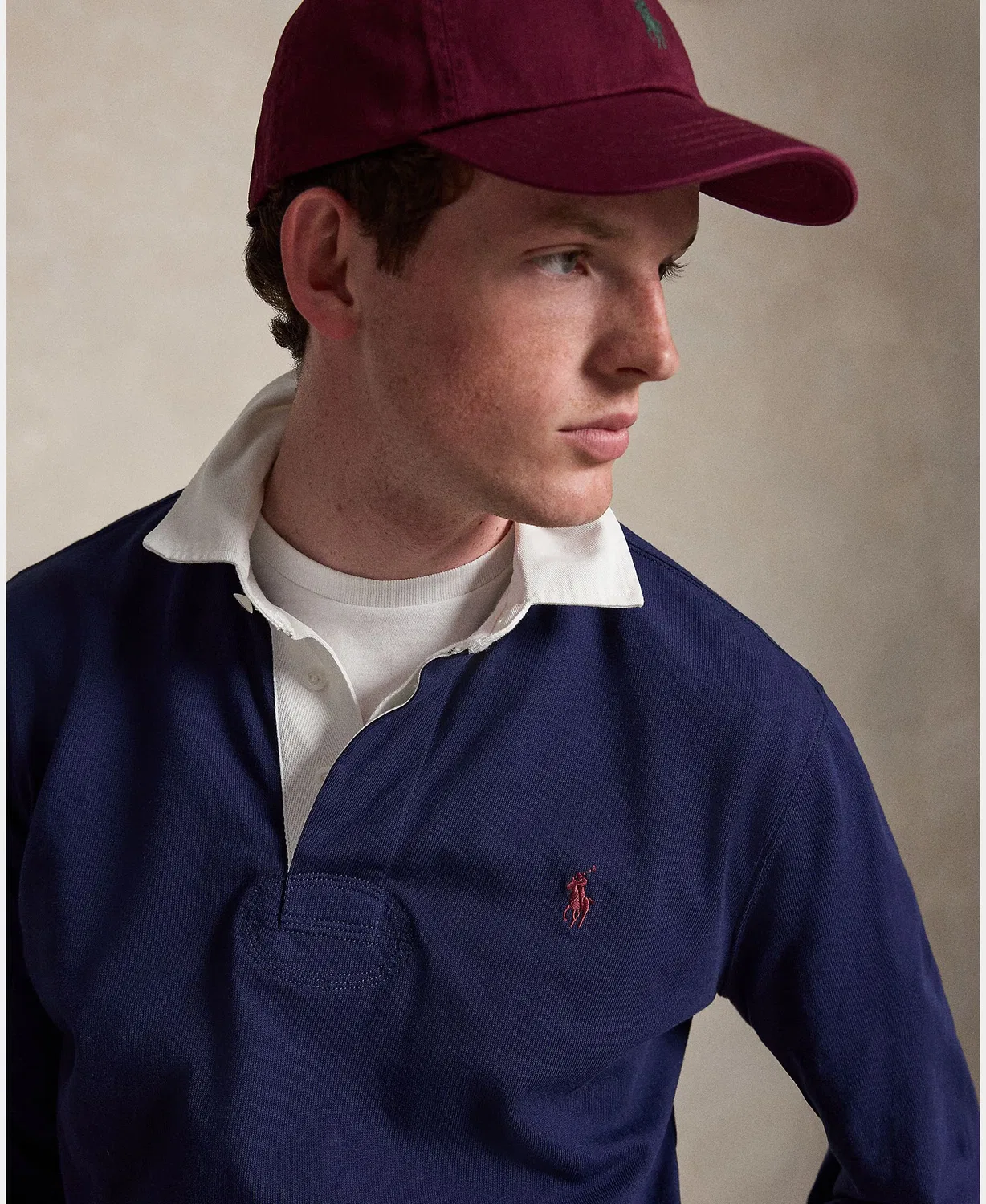 Рубашка с длинным рукавом, Polo Rugby, Polo Ralph Lauren, темно-синий — фото 3