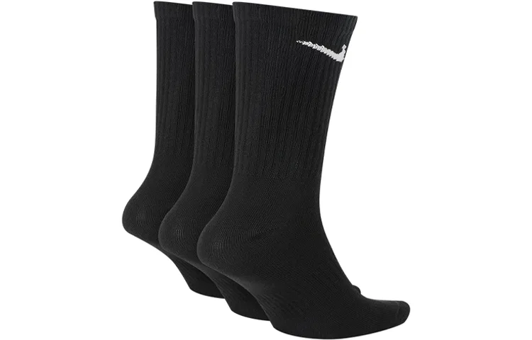 Носки Nike Crew Socks, 3 пары, Black — фото 3