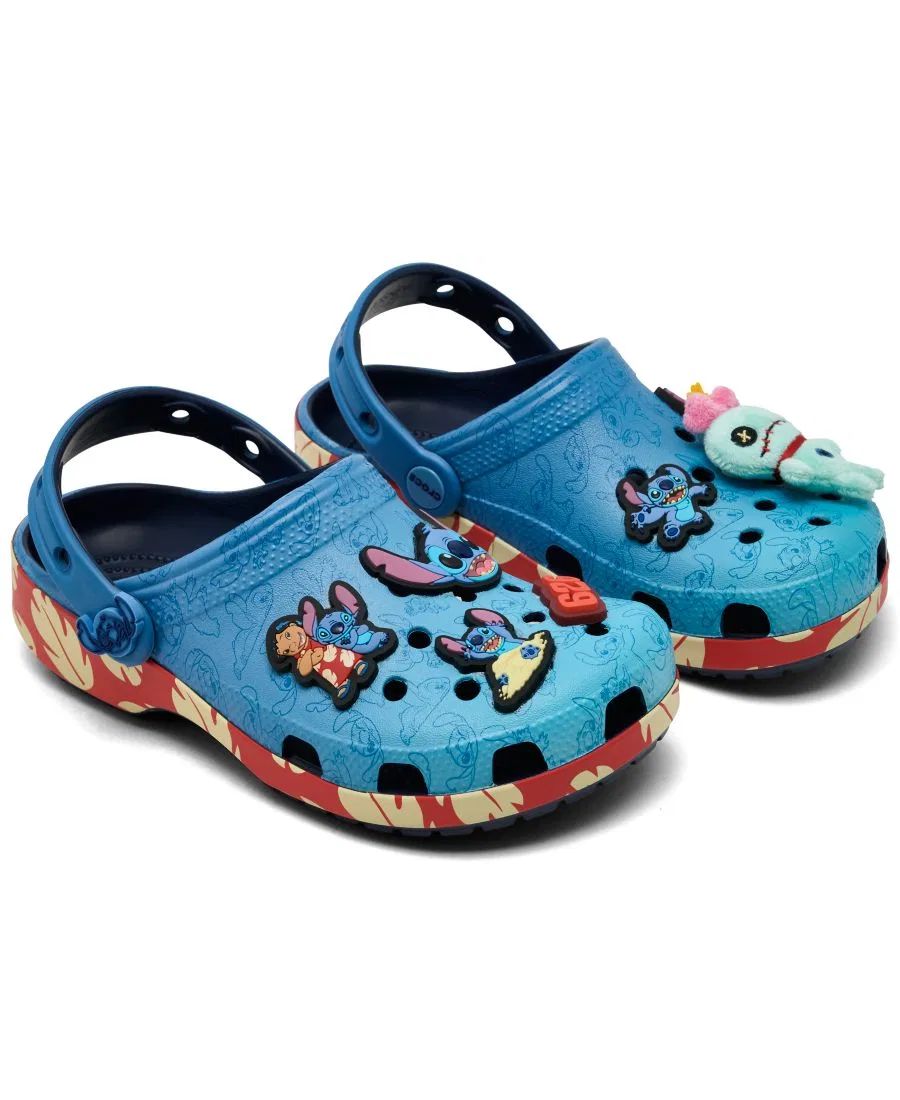 Клоги детские с принтом Lilo & Stitch Crocs, Multicolor