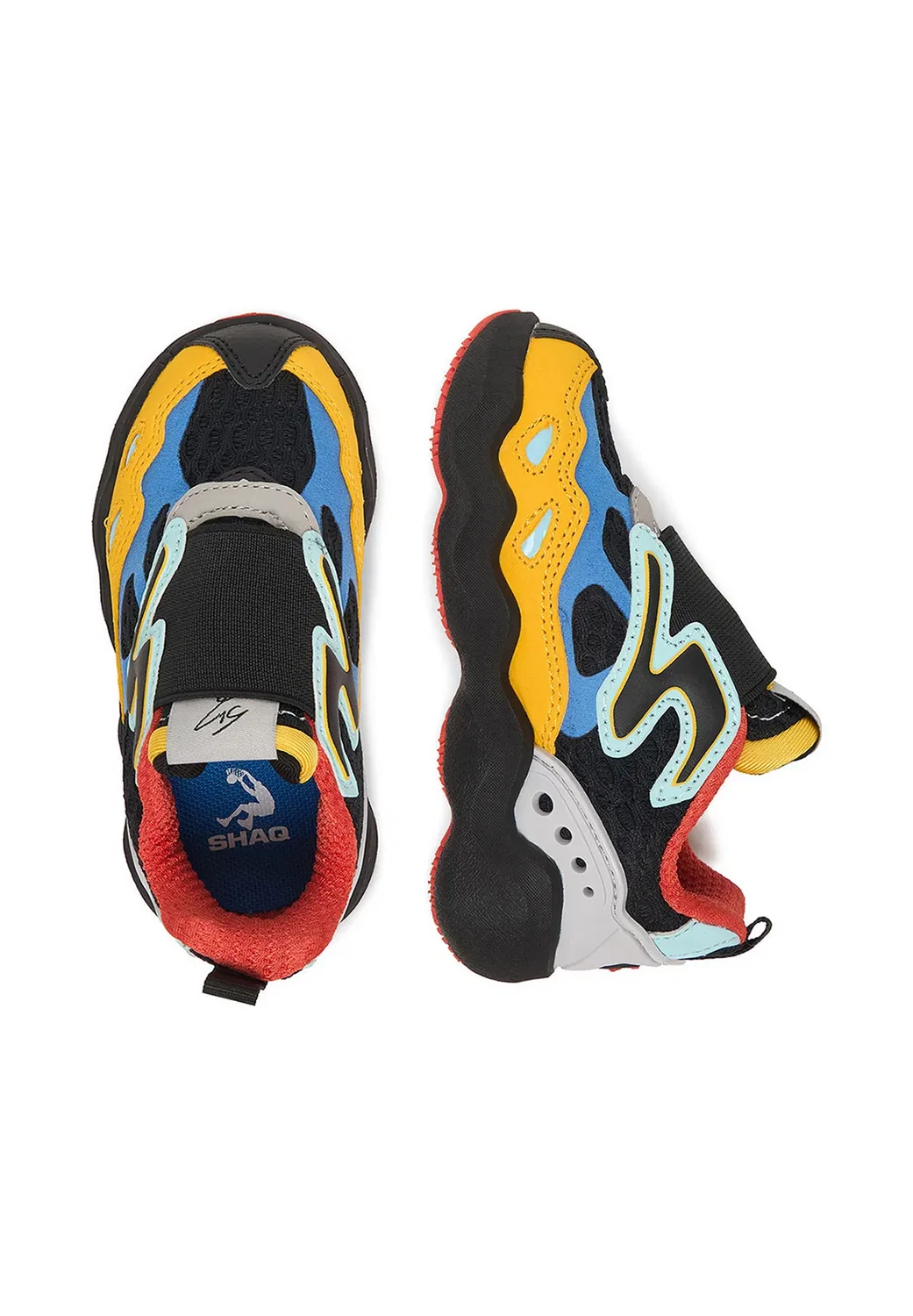 Кроссовки для мальчиков 5906751558423 - слипоны Shaq, Multicolor — фото 3