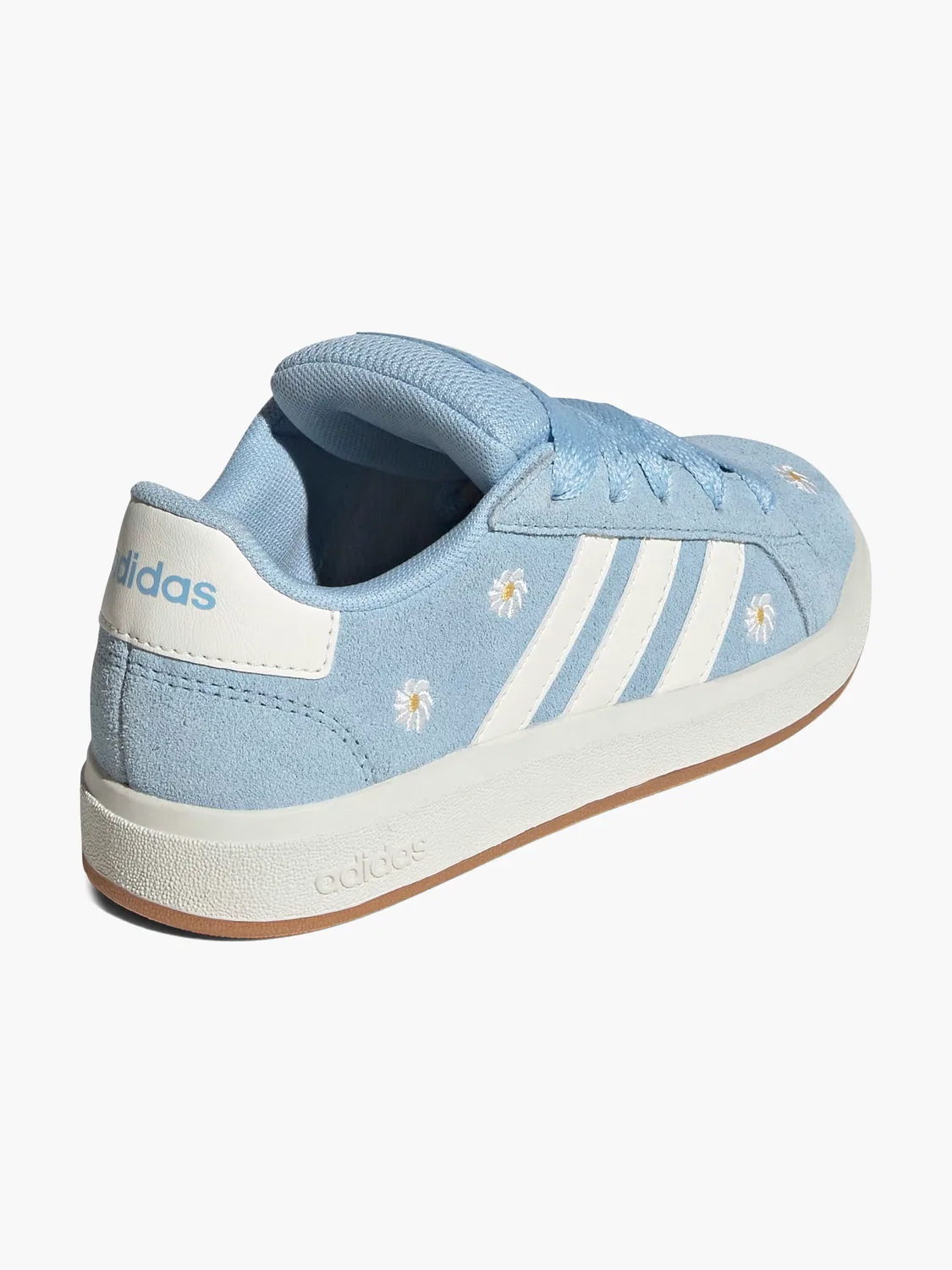 Детские кроссовки для девочек Grand Court 00S K Adidas, светло-синий — фото 3