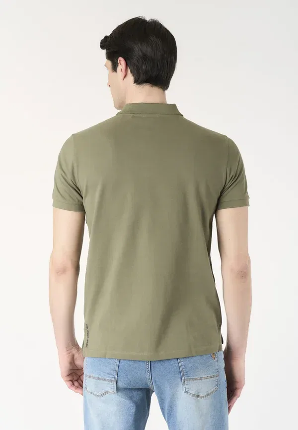 Футболка поло из хлопка Polo shirt U.S. Polo Assn., зеленый — фото 3