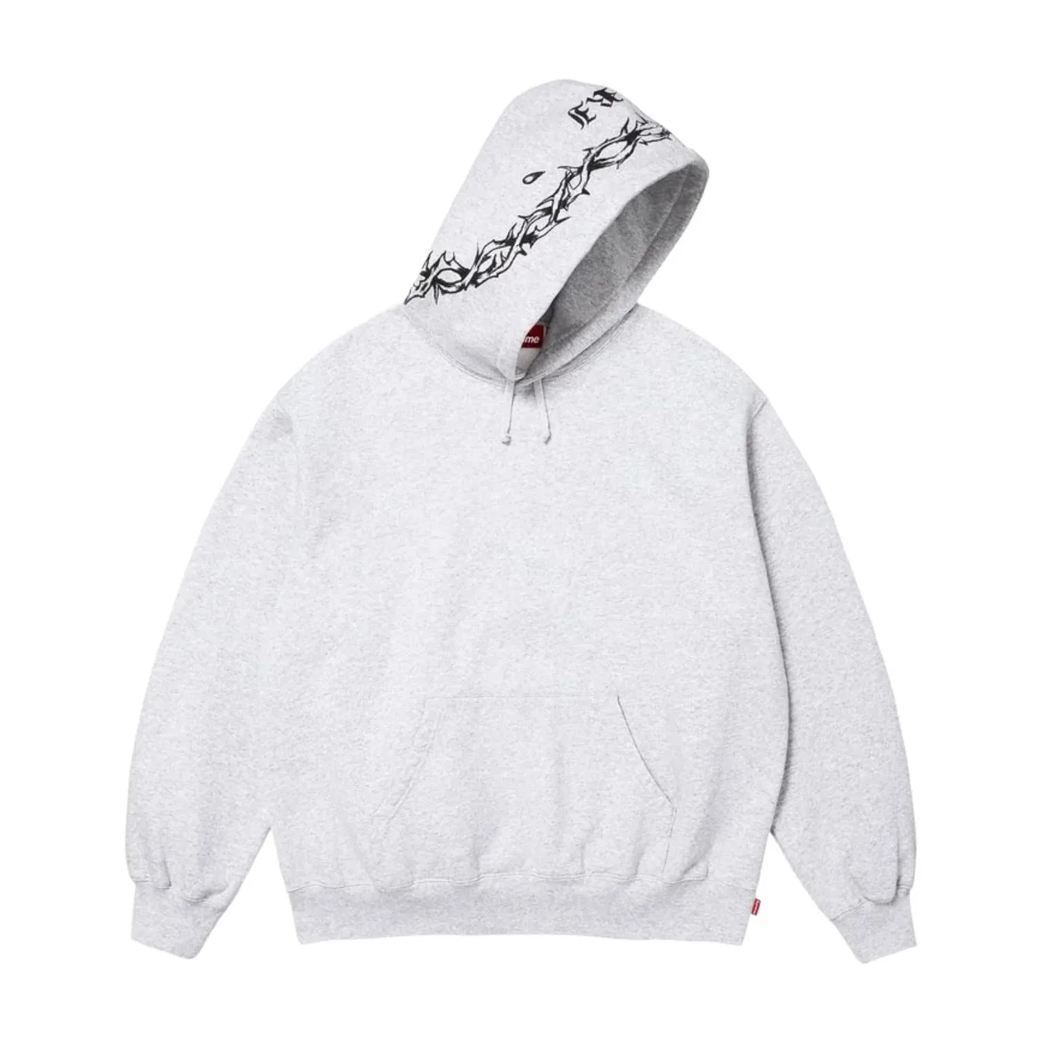 Мужское худи FW26 Forever Hooded Sweatshirt 'Heather Grey' Supreme, Heather Grey — фото 2