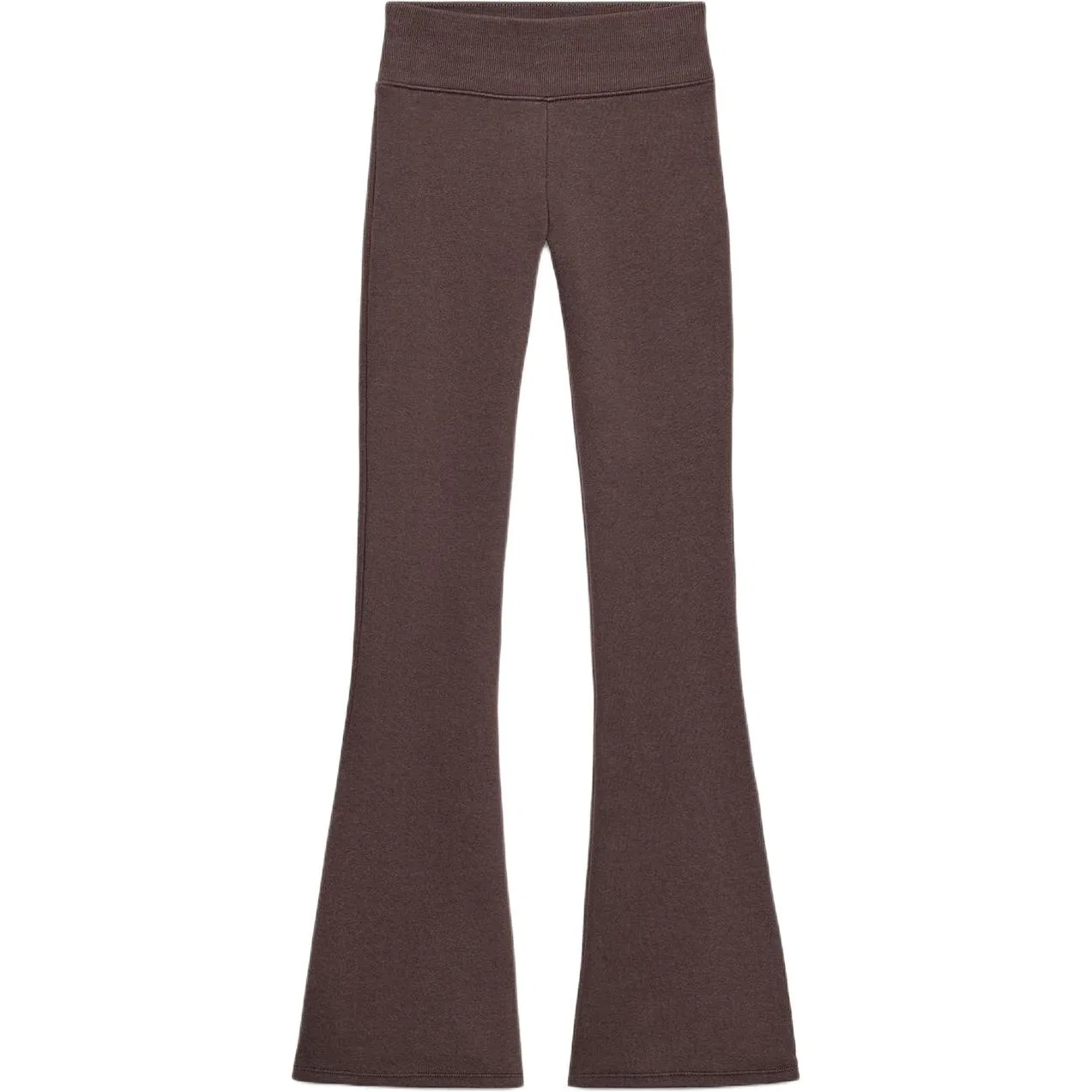 Женские брюки клеш коричневые ZARA