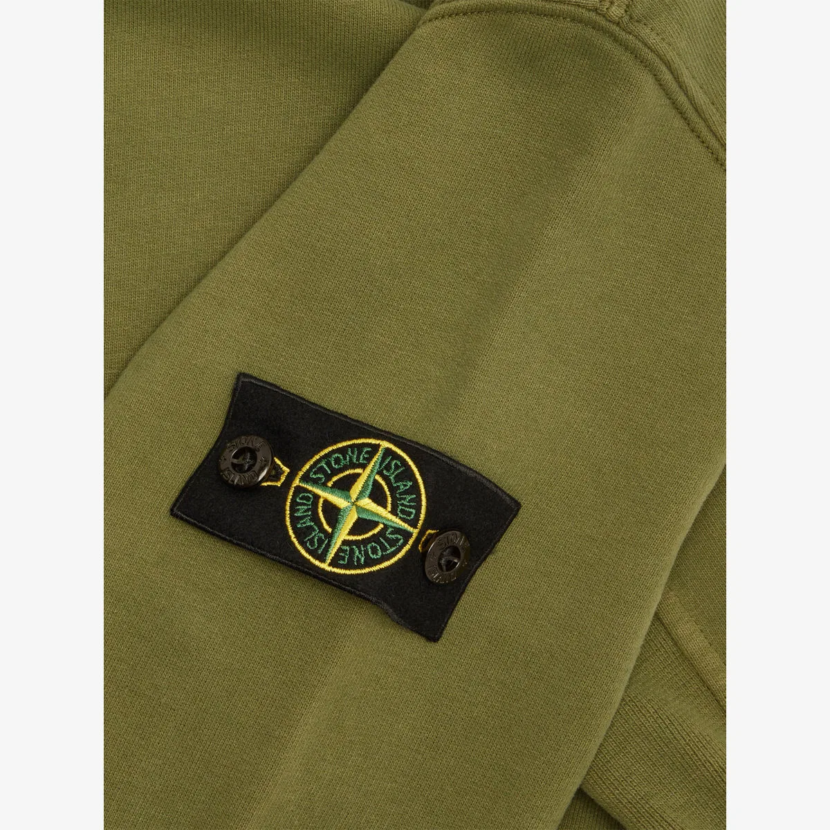 Хлопковая трикотажная толстовка Compass-badge для детей от 2 до 14 лет Stone Island, зеленый — фото 2