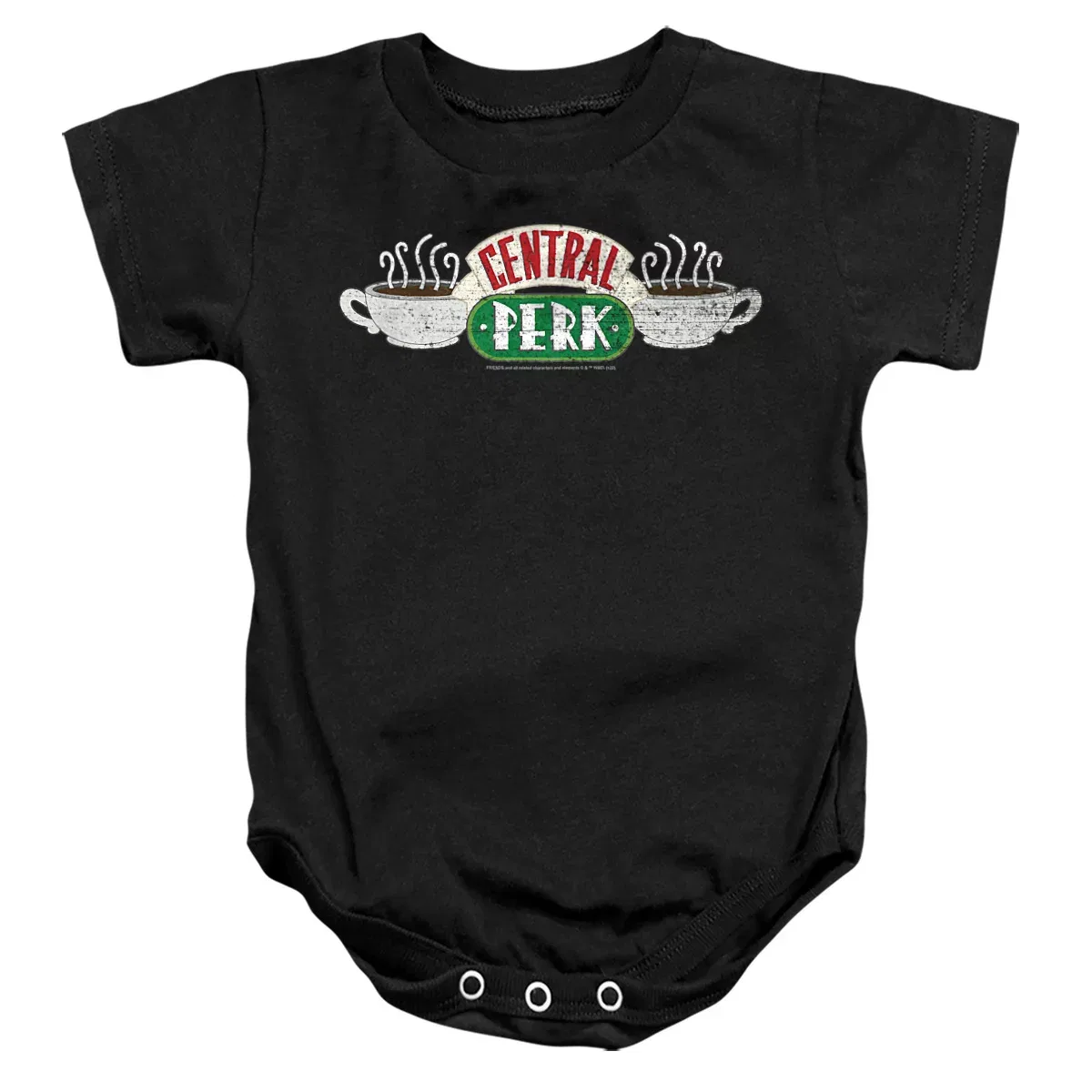 Детское боди с коротким рукавом Friends, Black