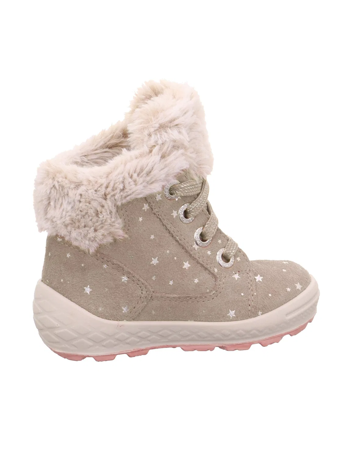 Детские зимние ботинки для девочек с мембраной Gore-Tex Groovy 2.0 Warm Superfit, Beige — фото 2