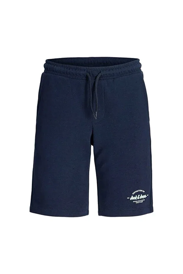 Детские шорты для девочек из искусственной кожи Jack & Jones, Navy Blue — фото 2