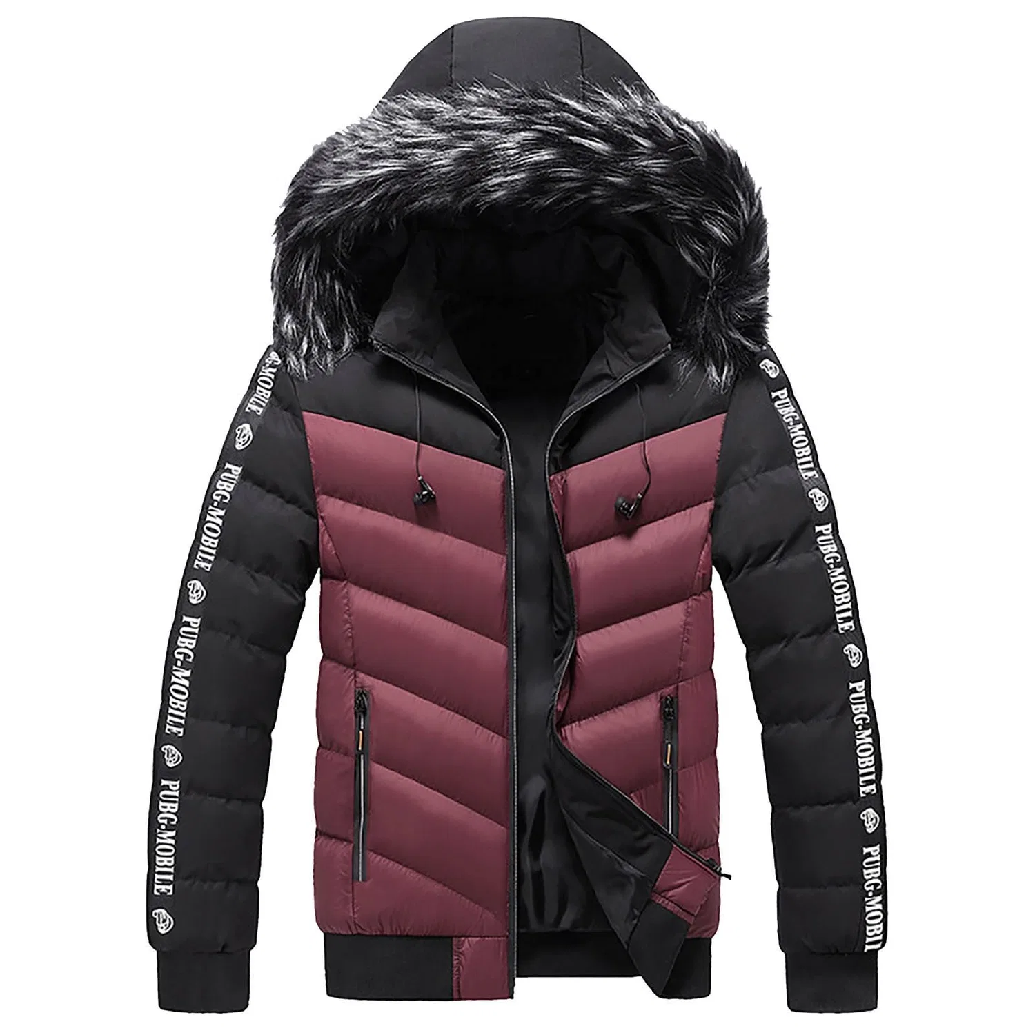 Мужская куртка с принтом Ski Jacket, Red