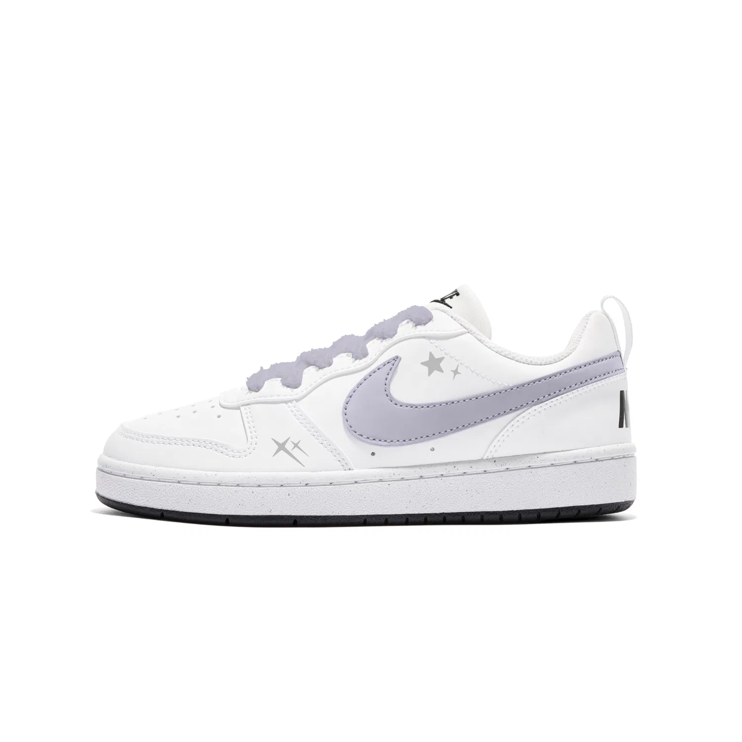 Женские кроссовки для скейтбординга с низким верхом Court Borough Light Purple Nike — фото 3