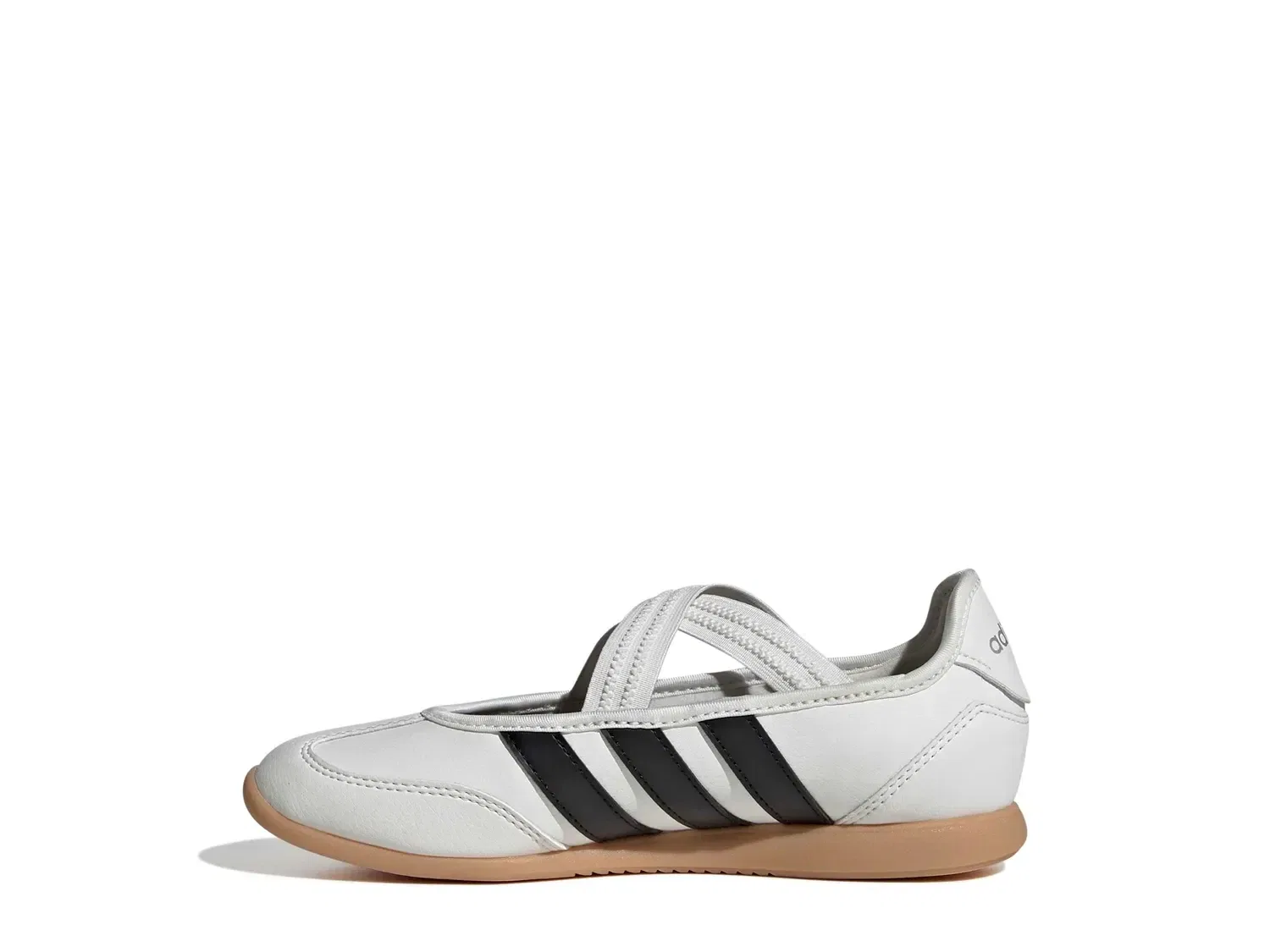 Кроссовки Mary Jane slip-on adidas, белый/черный — фото 2