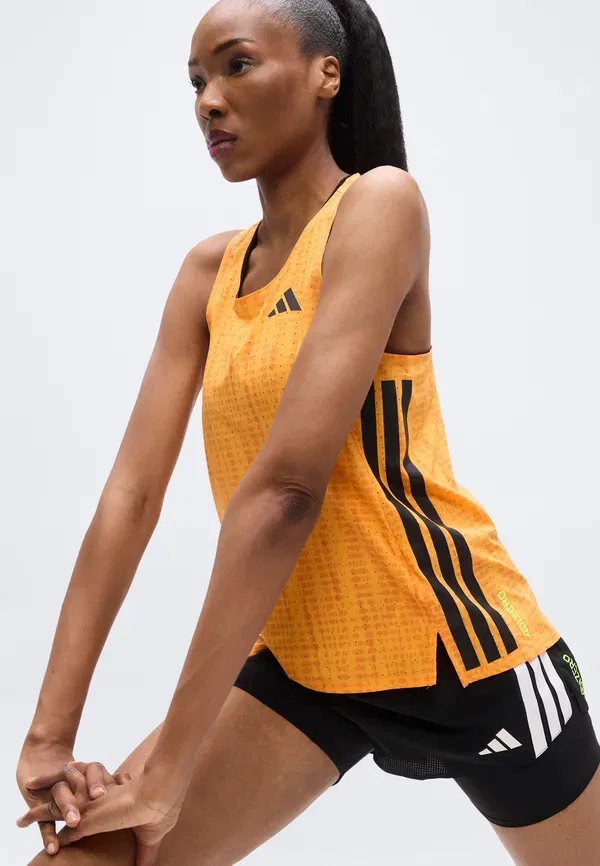 Топ Adidas Performance, оранжевый — фото 4