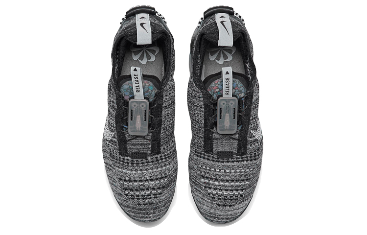 Кроссовки Nike Air VaporMax 2020 Flyknit Oreo, серый — фото 3