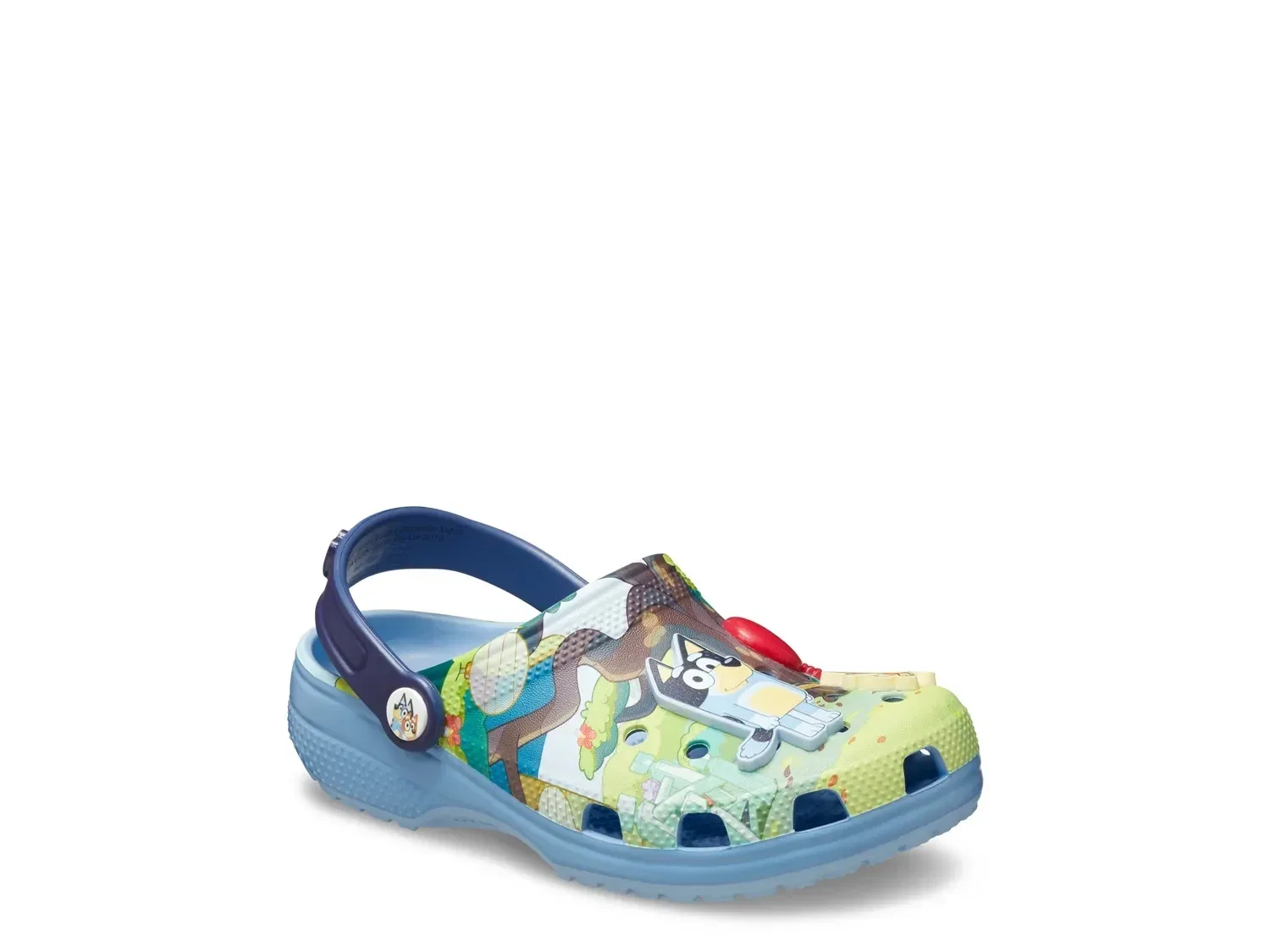 Клоги Classic Bluey, детские, Crocs, голубой/мультиколор