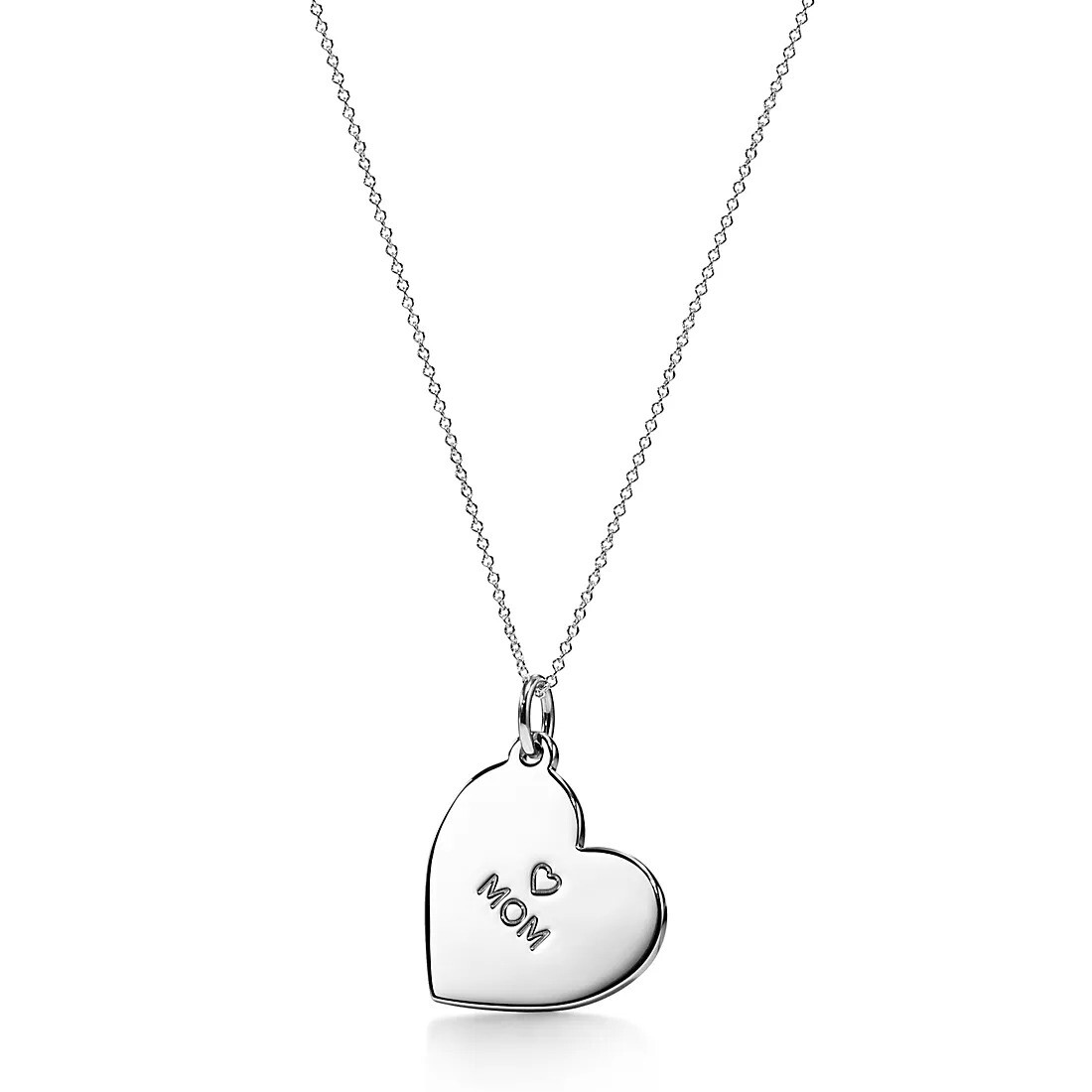 

Подвеска Tiffany & Co. Return to Tiffany Mom Medium Heart Tag, серебро