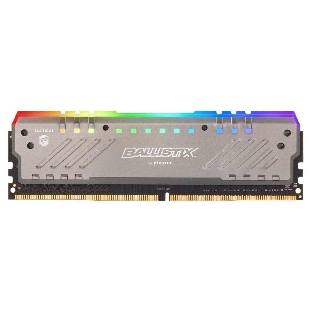 

Оперативная память Crucial Ballistix Tactical Tracer 8 Гб, DDR4-2666 МГц, BLT8G4D26BFT4K