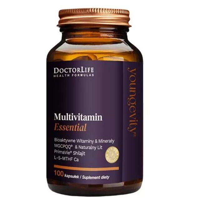 

Doctor Life Multivitamin Essential БАД биологически активные витамины и минералы, 100 кап./1 уп.