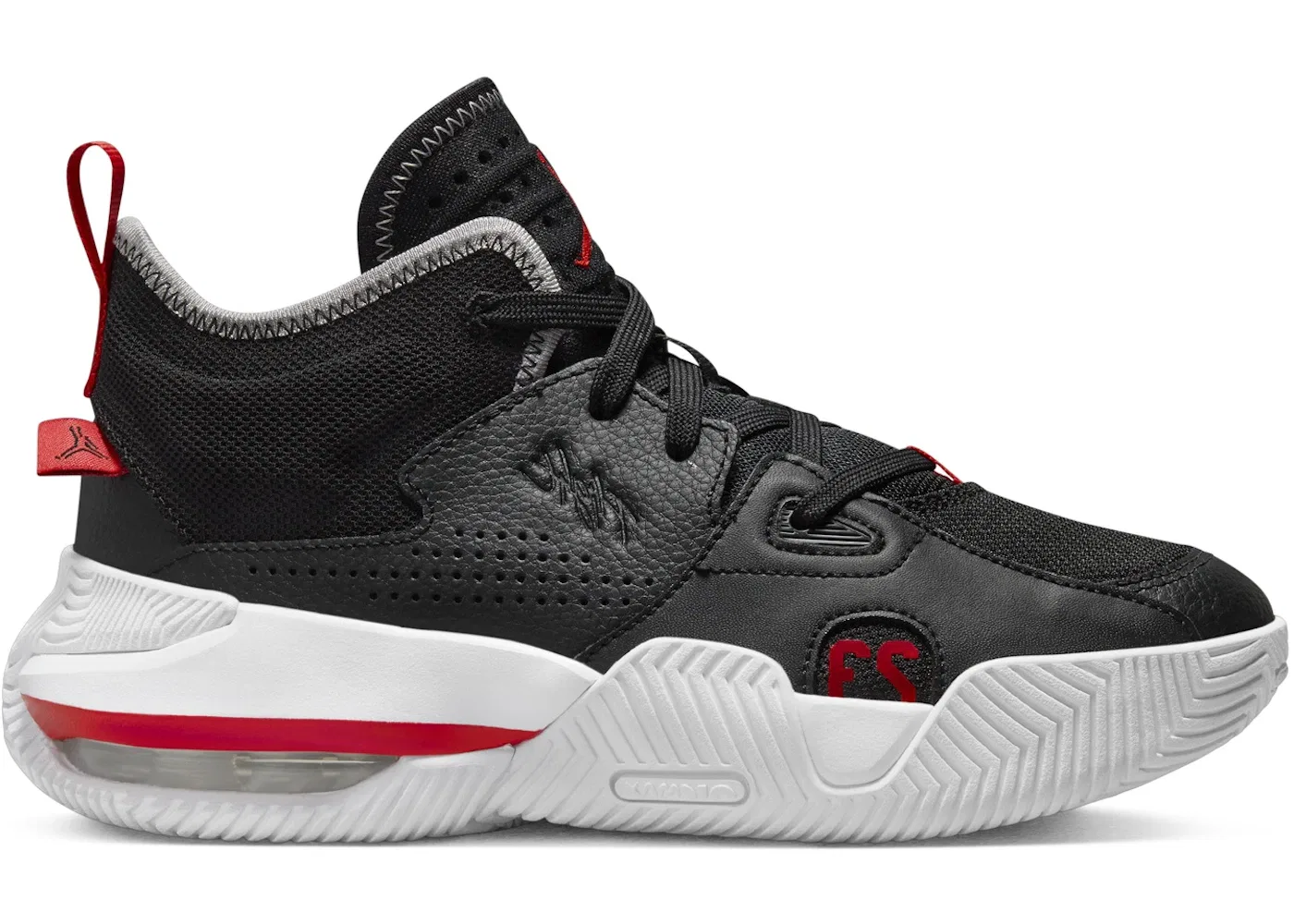 Детские кроссовки Lifestyle Jordan Stay Loyal 2 Jordan, Black/University Red/Wolf Grey/White