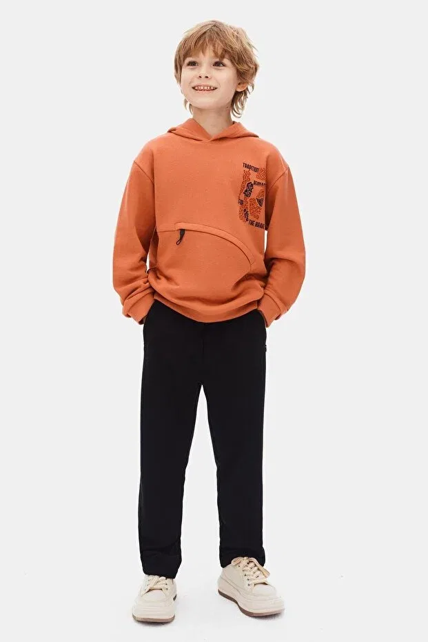 Детское худи для мальчиков с принтом Brave men's sweatshirt Generic Brands, Tile — фото 4
