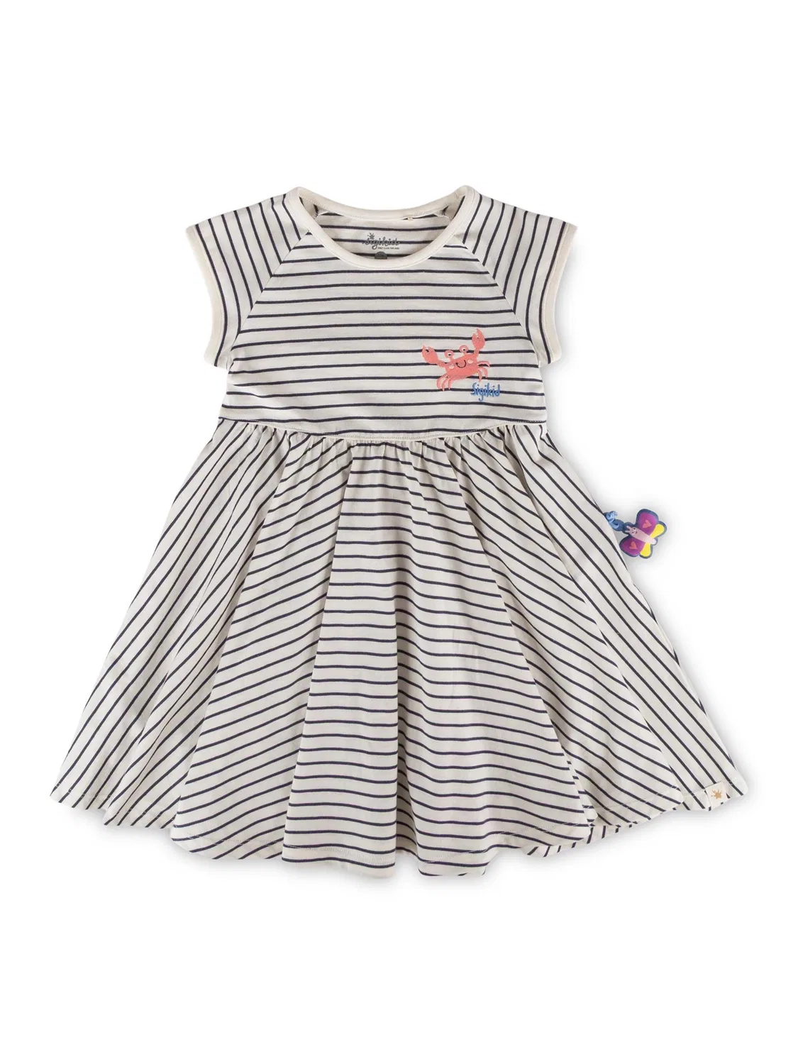 Sigikid Платье Kleid Summer Vibes белого цвета