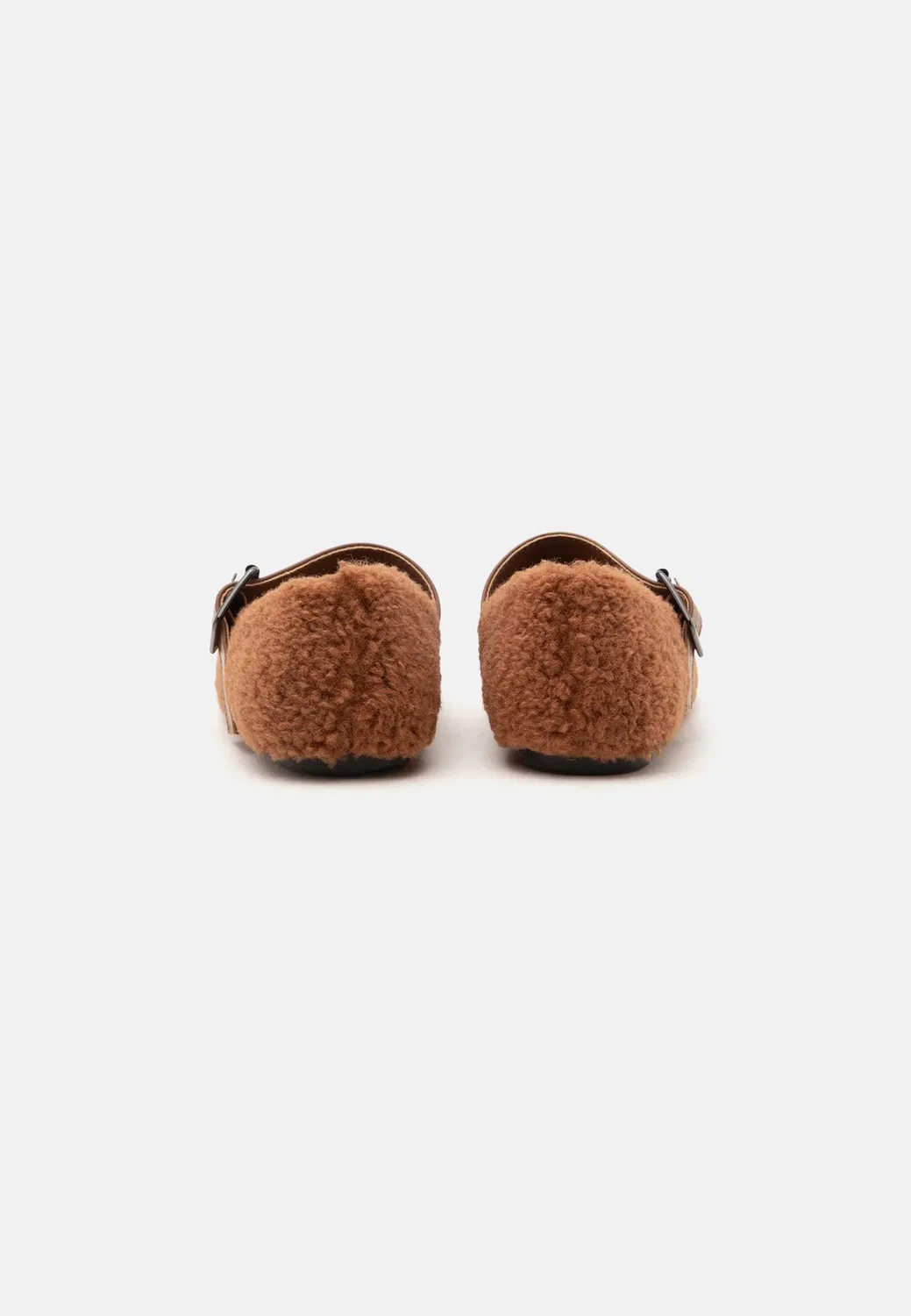 Балетки с ремешком на щиколотке Stella Mccartney Kids, Rust — фото 3
