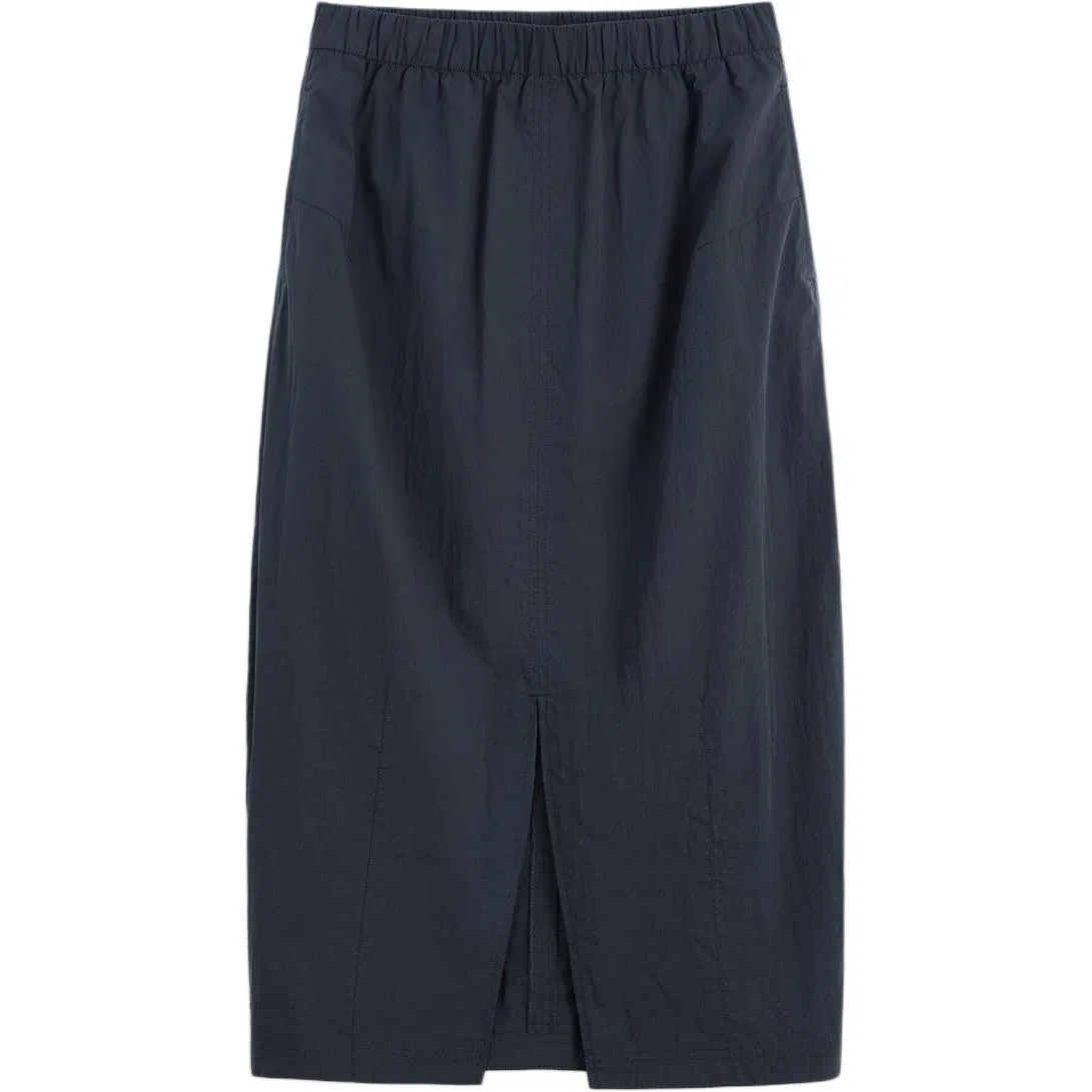 Женская юбка миди Casual с длиной до колена, GAP, Black Gray