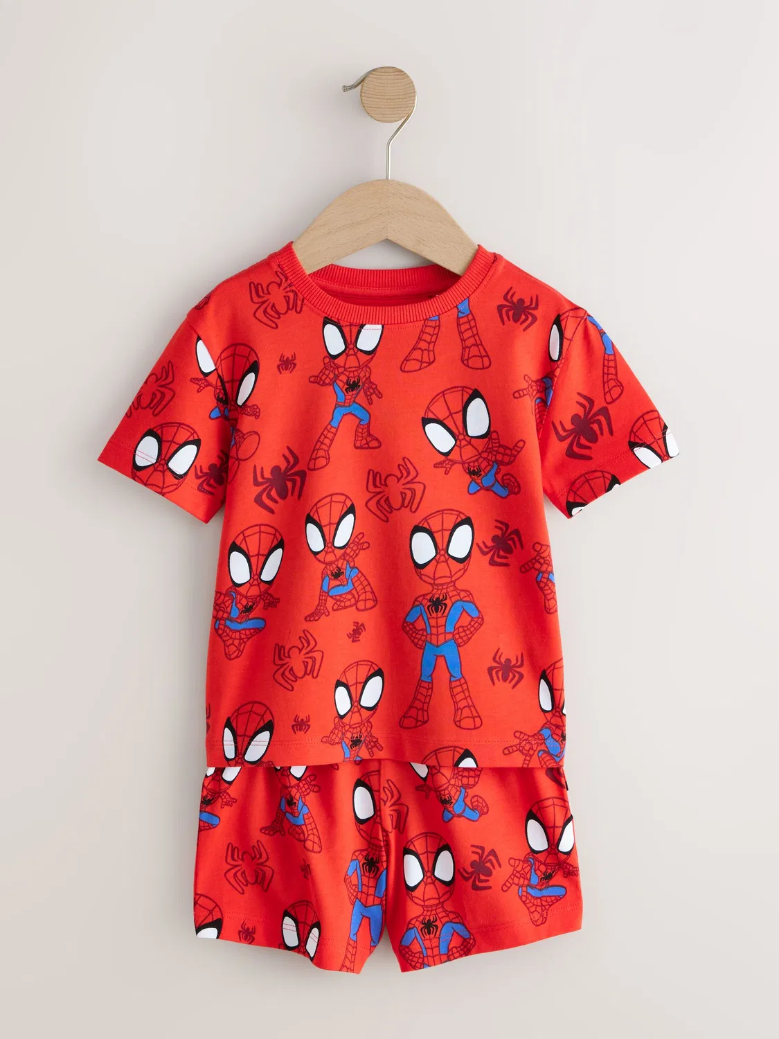 Пижама короткая Spidey and Friends 3 Pack Next, Navy/Red — фото 4