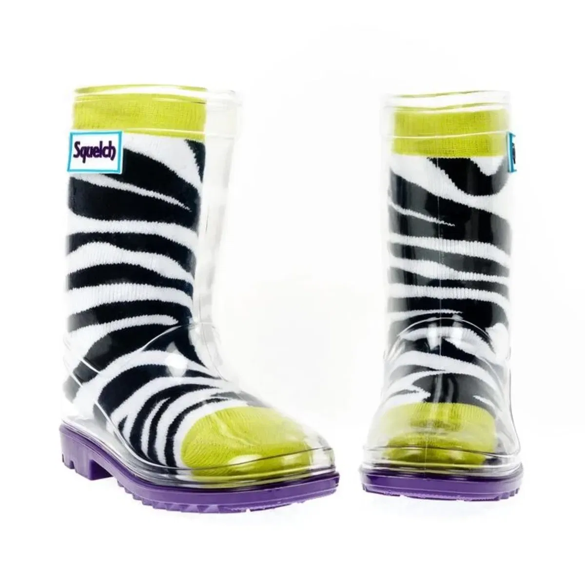 Детские носки для резиновых сапог Zebra Squelch Wellies, Multi — фото 2