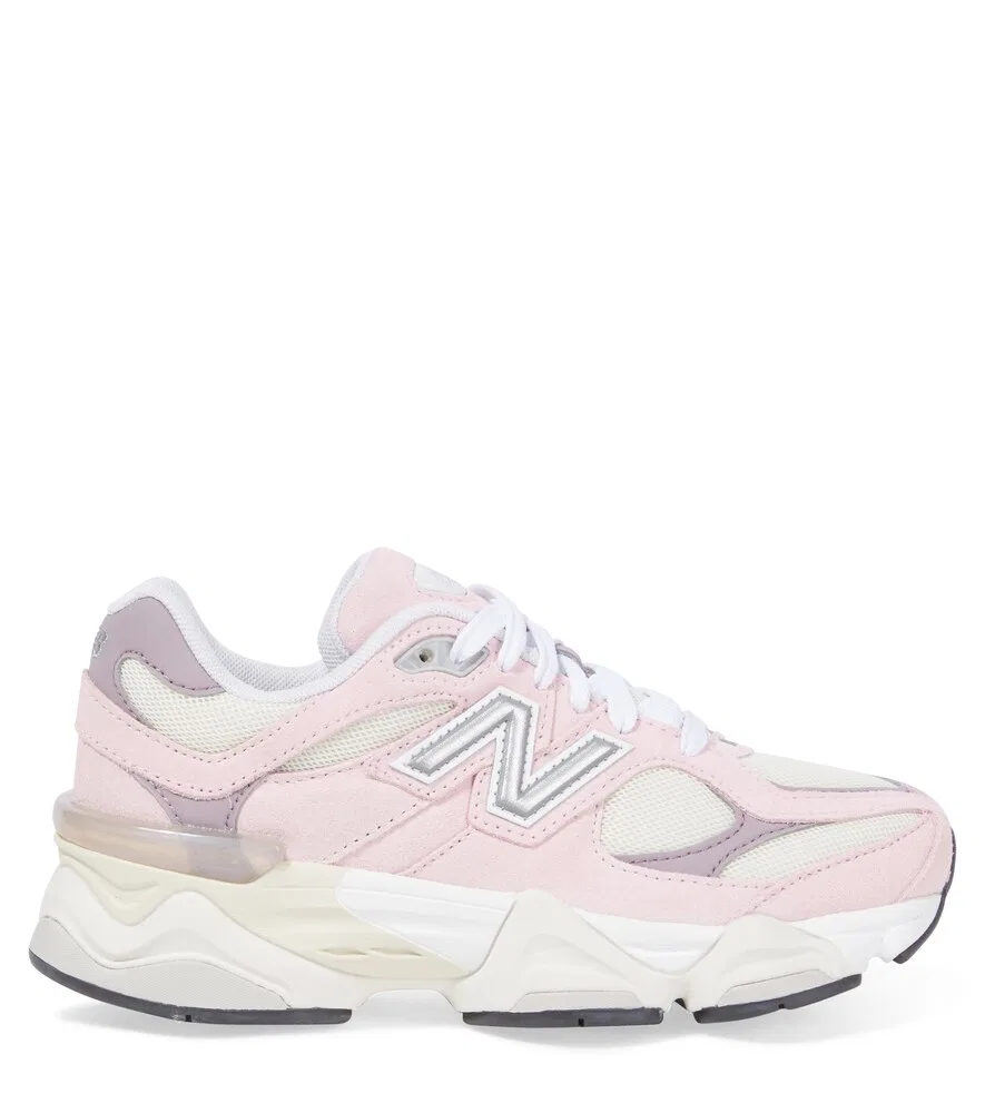 Детские кроссовки с кожаной отделкой New Balance Kids, розовый — фото 3