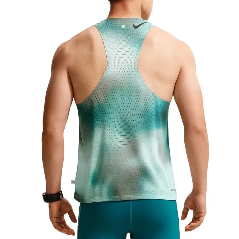 Майка спортивная без рукавов AeroSwift Dri-FIT ADV Nike, ярко-зеленый — фото 2