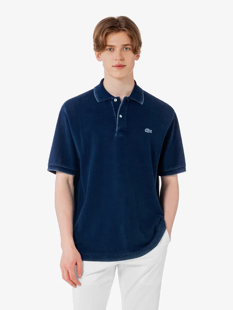 Футболка поло LACOSTE JP Indigo, Navy — фото 4