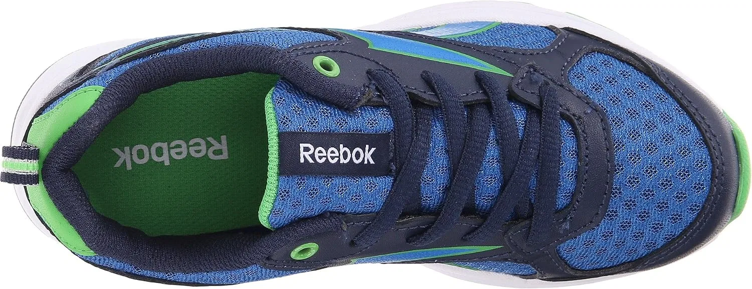Детские кроссовки для бега Almotio RS Reebok, Collegiate Navy/Bright Green/Blue Sport/White — фото 3