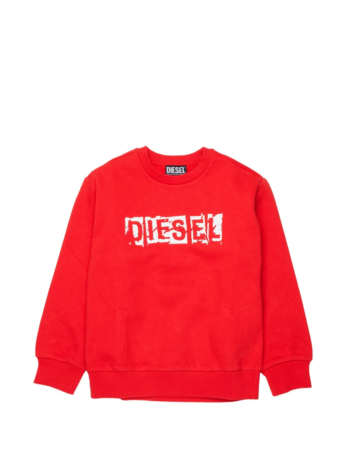 Diesel Свитшот с логотипом красный
