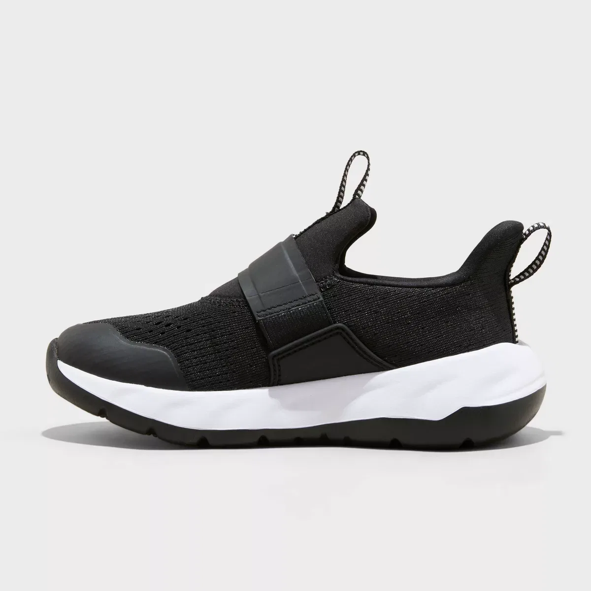 Детские кроссовки для девочек с технологией амортизации Dillon Slip-On Performance KIDS FOOTWEAR, Black — фото 2