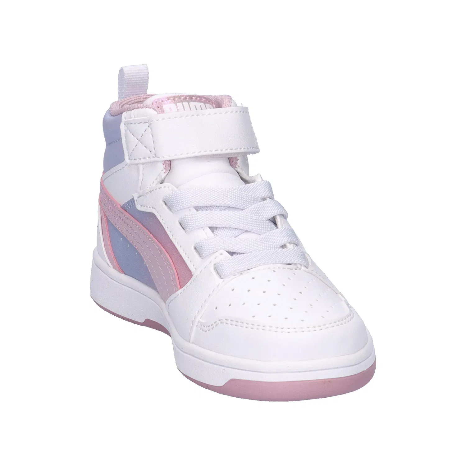 Детские кроссовки с высоким верхом Rebound V6 Mid Blurry Dreams Puma, Weiß — фото 2