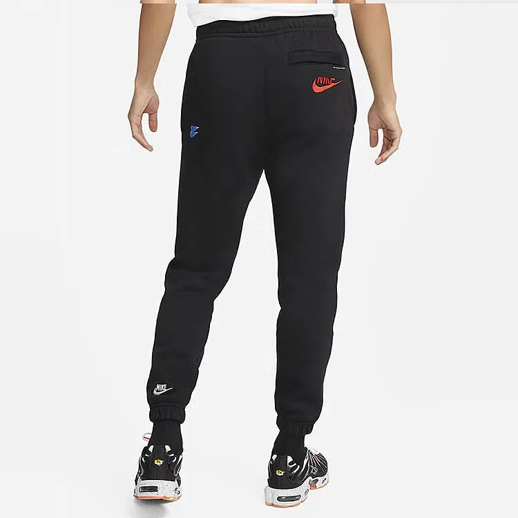 Спортивные штаны с вышитым логотипом Nike, черный — фото 4