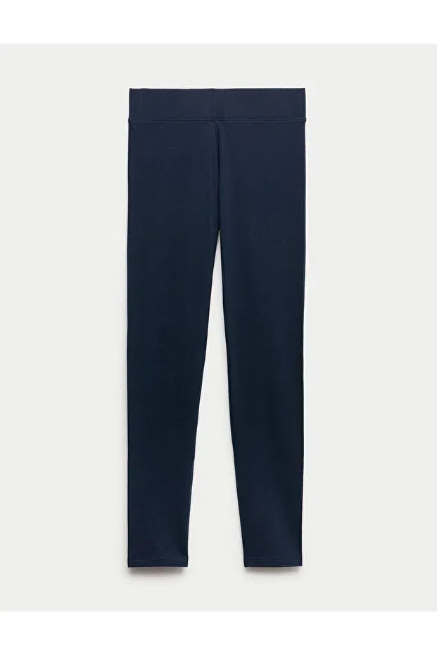 Детские леггинсы для девочек хлопковые Marks & Spencer, Navy Blue