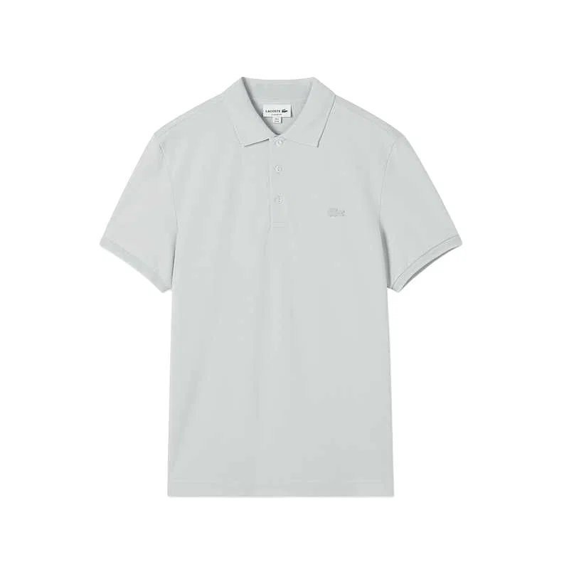 Мужское поло с воротником LACOSTE, Light Beige Gray